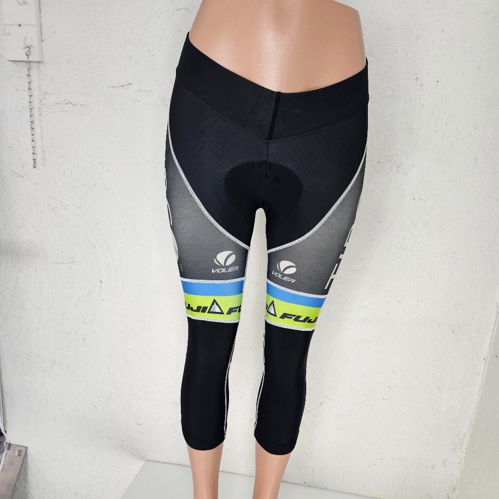 VOLER Cycling Bike Shorts Spandex KNICKERS Pants FUJI TIBCO Padded Sz Small